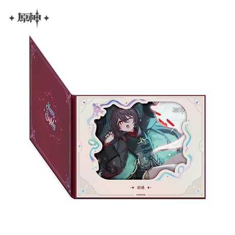 原神　miHoYo　命定之日シリーズ　フリップアップウィンドウ付き色紙　2025　Ver.3（予約販売）2026年4月末中国発売