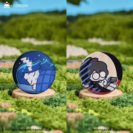 羅小黒戦記　FUN4YEAHコラボ　「なんじゃこりゃ」小黒シリーズ　ブリキ缶バッジ　※ブラインド商品（予約販売）