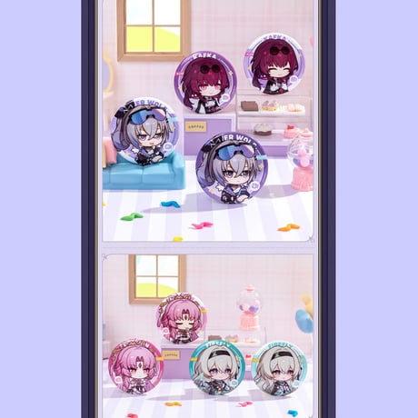 崩壊：スターレイル　miHoYo　フク郎のゲストルームシリーズ　バッジセット (予約販売)