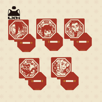 羅小黒戦記2　HMCH　年々歳々シリーズ　アクリルスタンプセット【印鑑用インクを含まず】（予約販売）