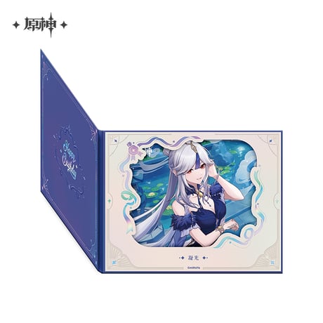 原神　miHoYo　命定之日シリーズ　フリップアップウィンドウ付き色紙　2025　Ver.3（予約販売）2026年4月末中国発売