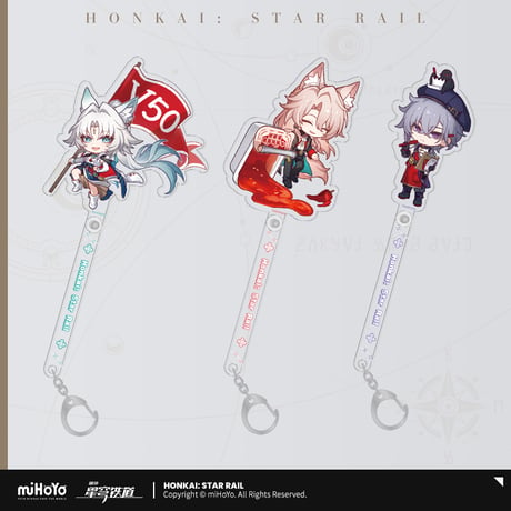崩壊：スターレイル　miHoYo　美味斉享シリーズ　Q版立ち絵　アクリル  フォトプロップス（予約販売）