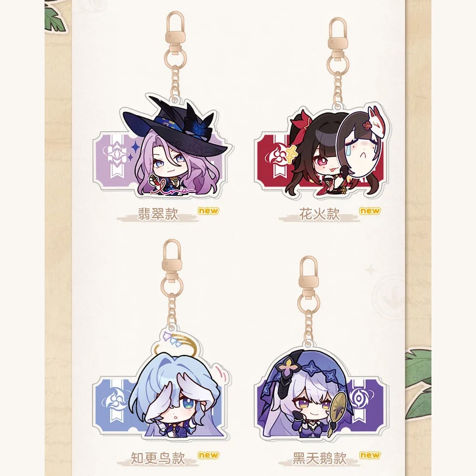 崩壊：スターレイル miHoYo パムの展示館シリーズ アクリルチャーム