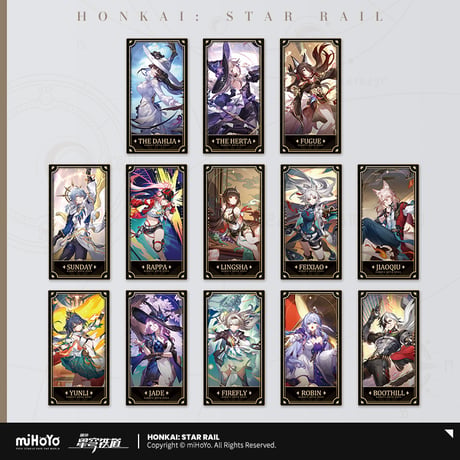 崩壊：スターレイル　miHoYo　二周年記念コレクションカード　A組　1枚入り　※ブラインド商品（予約販売）