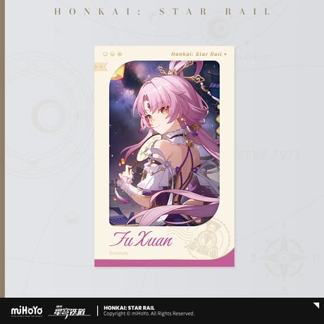 崩壊：スターレイル　miHoYo　星海を祝うシリーズ　フィルム風カード（予約販売）