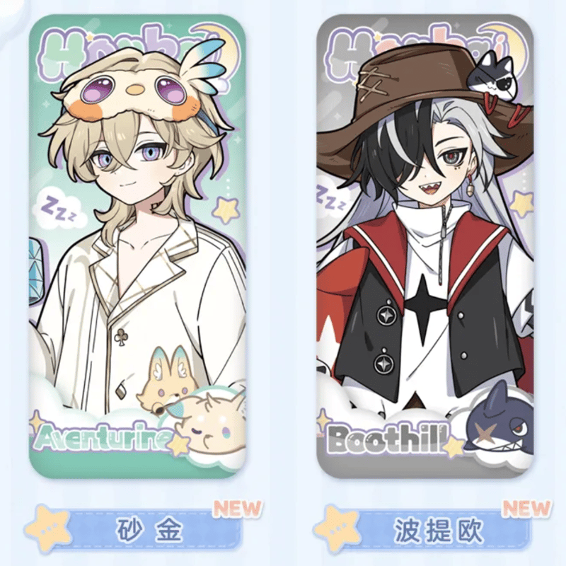 崩壊：スターレイル miHoYo 男子寮シリーズ スクエア缶バッジ Ver.1&2