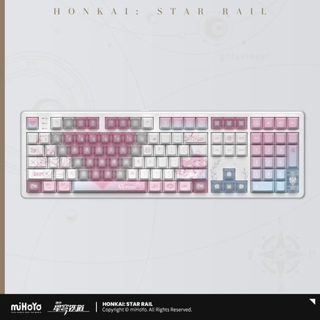 崩壊：スターレイル　miHoYo　キュレネ　過去のさざ波　108キー　メカニカルキーボード（予約販売）2026年9月中国発売【特殊商品のため、単独でご注文ください】