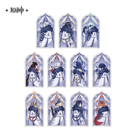 原神　miHoYo　霜痕与権焰シリーズ　組み合わせ可　透光アクリルスタンド　※ブラインド商品（予約販売）