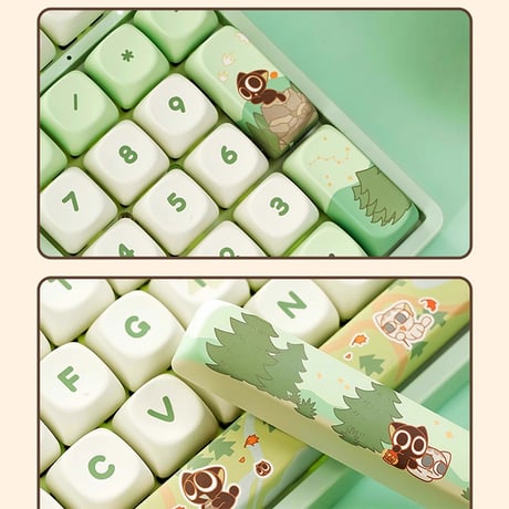 羅小黒戦記　AKKOコラボ　3モード　メカニカルキーボード（予約販売）