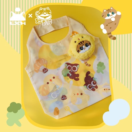羅小黒戦記　MEWJIコラボ　比丢　巻き巻きサラダポーチ（予約販売）