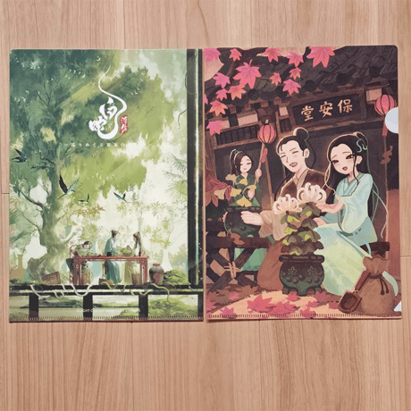 白蛇：浮生　A4クリアファイル【現品　白蛇：浮生シリーズのみ同時注文可　発送3～6週間】