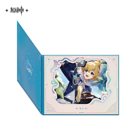 原神　miHoYo　命定之日シリーズ　フリップアップウィンドウ付き色紙　2025　Ver.3（予約販売）2026年4月末中国発売