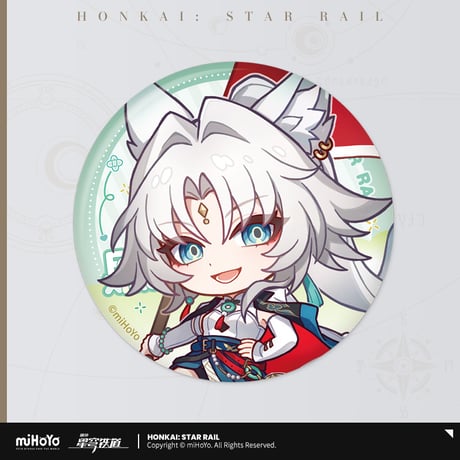 崩壊：スターレイル　miHoYo　美味斉享シリーズ　Q版立ち絵缶バッジ（予約販売）