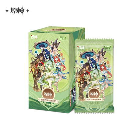 原神　miHoYo　SHININGSOULコラボ　七聖召喚バトルカード　拡張パック　第四期　※ブラインド商品（予約販売）2026年6月中旬中国発売