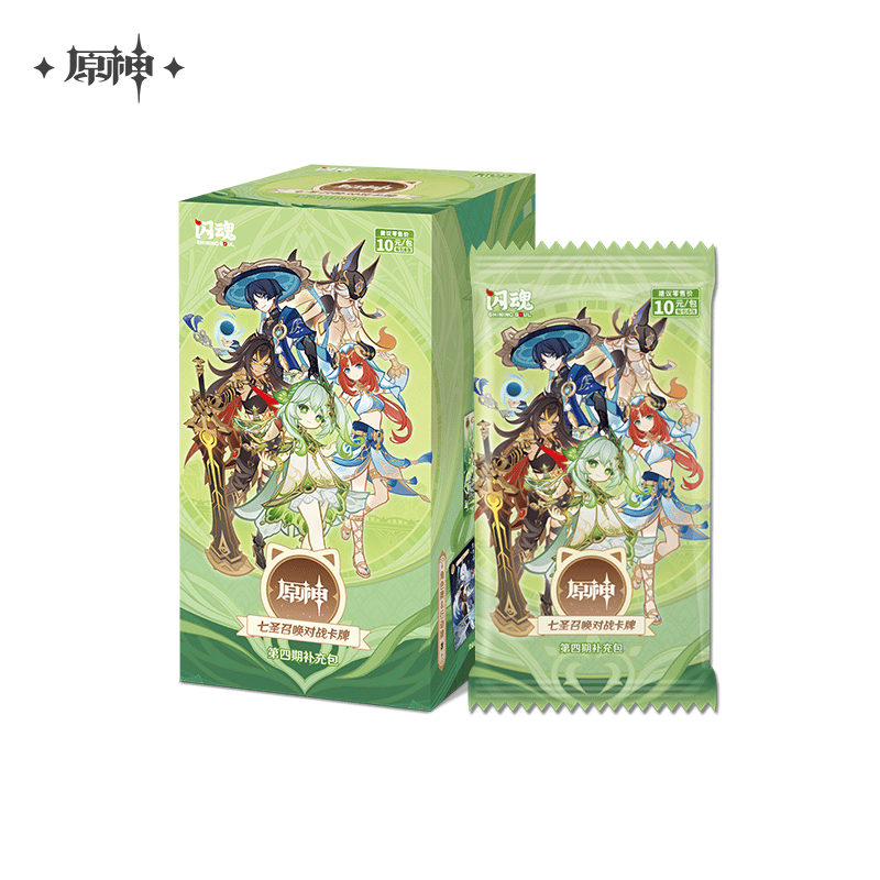 原神 七聖召喚 バーバラ レア度1から4セット 原神 miHoYo SHININGSOULコラボ 七聖召喚バトルカード 拡張パック 第四