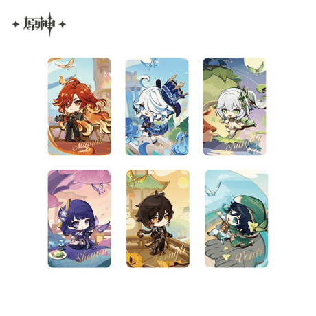 原神　miHoYo　テイワット展テーマシリーズ　荷物タグホルダー＆コレクションカードセット（予約販売）