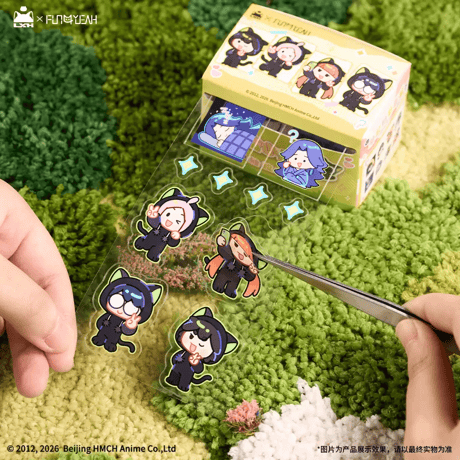 羅小黒戦記　FUN4YEAHコラボ　「なんじゃこりゃ」小黒シリーズ　マスキングロールステッカー（予約販売）