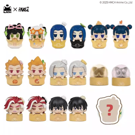 羅小黒戦記2　FANSZコラボ　中華小茶點　ミニフィギュア　※ブラインド商品（予約販売）2025年12月末中国発売