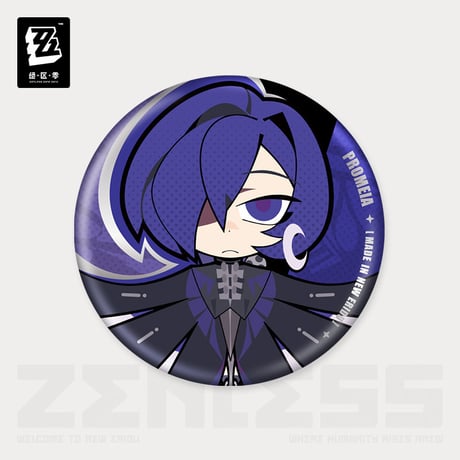 ゼンレスゾーンゼロ　miHoYo　麗都シリーズ　Q版缶バッジ　プロメイア　クランプスの黒枝　Ver.2（予約販売）2026年9月末中国発売