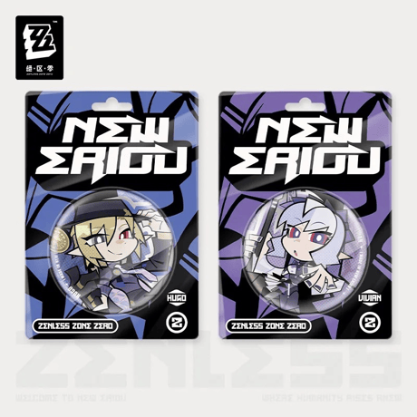 ゼンレスゾーンゼロ　miHoYo　麗都シリーズ　Q版缶バッジ　モッキンバード陣営（予約販売）2025年9月末中国発売