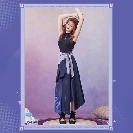 原神　miHoYo　シトラリテーマイメージシリーズ　イレギュラーロングヘムスカート（予約販売）2026年6月末中国発売