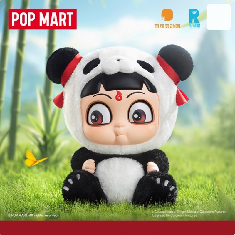 ナタ 魔童の大暴れ』 抱抱シリーズ ソフビフェイス ポップマート