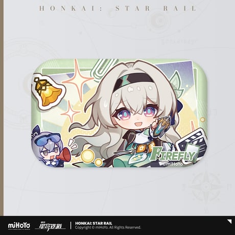 崩壊：スターレイル　miHoYo　パムのフォトアルバムシリーズ　スクエア缶バッジ　Ver.3（予約販売）