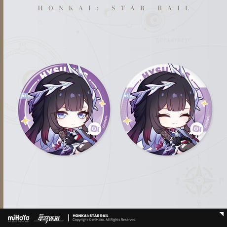 崩壊：スターレイル　miHoYo　フク郎のゲストルームシリーズ　2個入り缶バッジセット　Ver.6（予約販売）