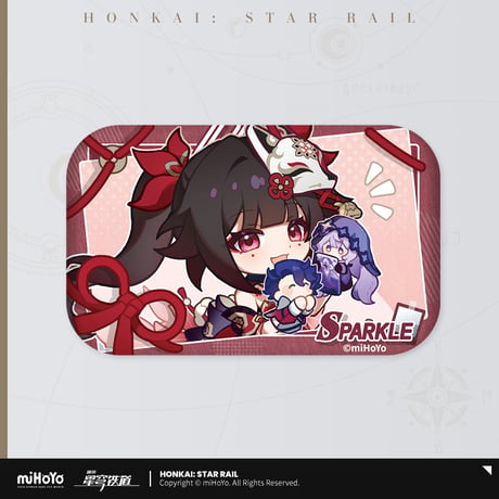 崩壊：スターレイル　miHoYo　パムのフォトアルバムシリーズ　スクエア缶バッジ　Ver.3（予約販売）