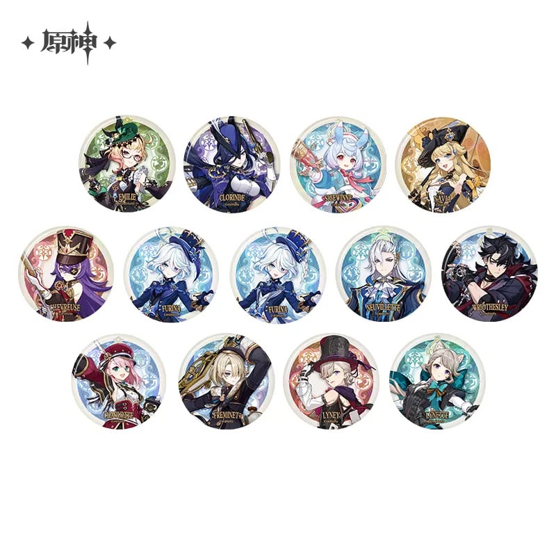 〈公式正規品〉原神　フォンテーヌ　mihoyo　フリーナ　缶バッチ　公式 公式正規品〉原神 フォンテーヌ mihoyo フリーナ 缶バッチ 公式