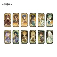原神　miHoYo　雲間の月シリーズ　璃月テーマ　紙製バッジ（予約販売） 2026年8月末中国発売