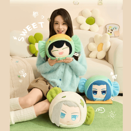 羅小黒戦記2　FANSZコラボ　モフモフボンボンシリーズ　ぬいぐるみクッション（予約販売）