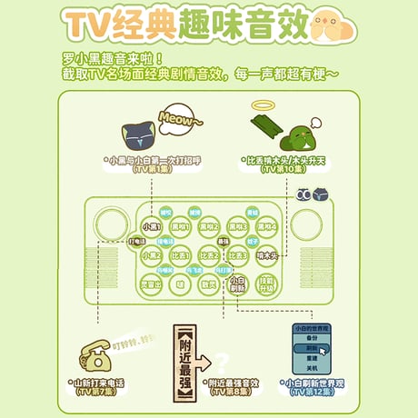 羅小黒戦記2　Cubyfunコラボ　ポケットミュージックキーボード（予約販売）2026年3月中国発売