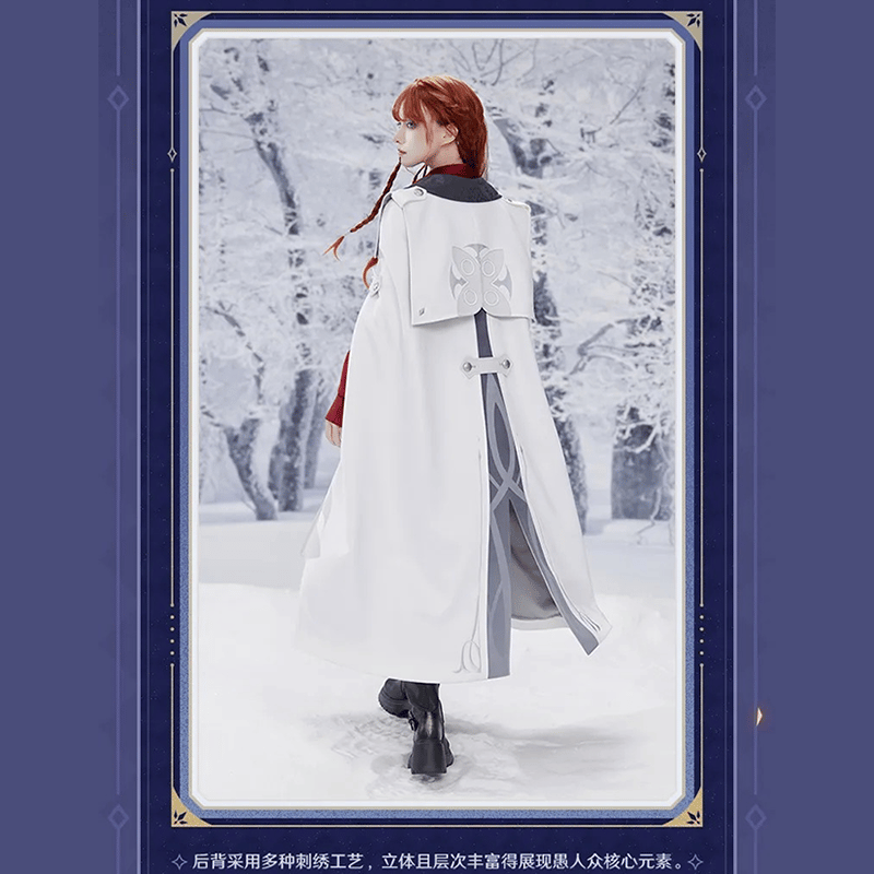P*m様 原神 miHoYo 霜痕与権焰シリーズ ファデュイ執行官 ブローチ付き 原神 miHoYo 霜痕与権焰シリーズ ファデュイ執行官 ブローチ付きマント