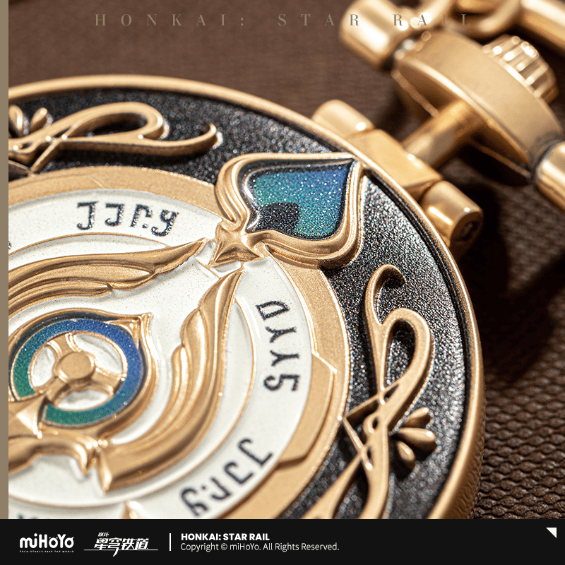 崩壊：スターレイル miHoYo アベンチュリン 懐中時計風メタルチャーム