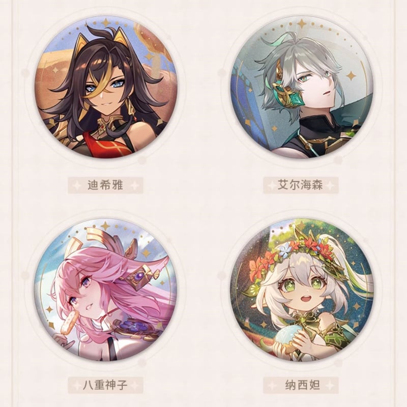 原神 miHoYo 逸聞軼事シリーズ キャラ缶バッジ（予約販売） | 面白映画
