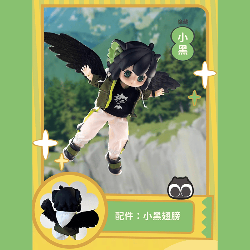 羅小黒戦記2 SIMONTOYSコラボ BJD 着せ替えアクションフィギュア