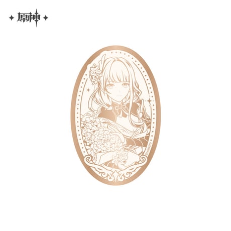 原神　miHoYo　周年記念シリーズ　メタリック缶バッジ　五周年（予約販売）2025年12月末中国発売