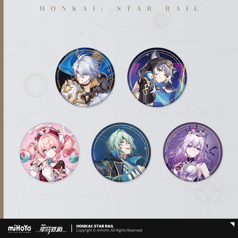 Honkai Star Rail アルジェンティ　崩壊スターレイル　缶バッジ 崩壊：スターレイル miHoYo 群星邀約シリーズ 缶バッジ Ver.3（予約