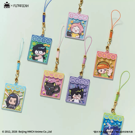 羅小黒戦記　FUN4YEAHコラボ　「なんじゃこりゃ」小黒シリーズ　アクリルお守り　※ブラインド商品（予約販売）