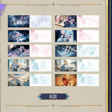 鳴潮　共鳴者テーマ　イラストポストカードセット　Ver.5（予約販売）2026年7月末中国発売