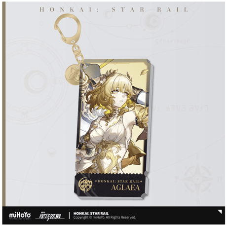 崩壊　スターレイル　ローソン　コラボ　アグライア　アクリル　キーホルダー　バッジ コンビニチェッカー on X: 