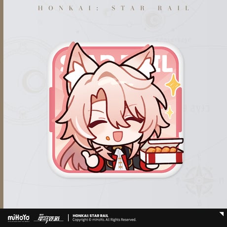 崩壊：スターレイル　miHoYo　美味斉享シリーズ　Q版スタンプ缶バッジ（予約販売）