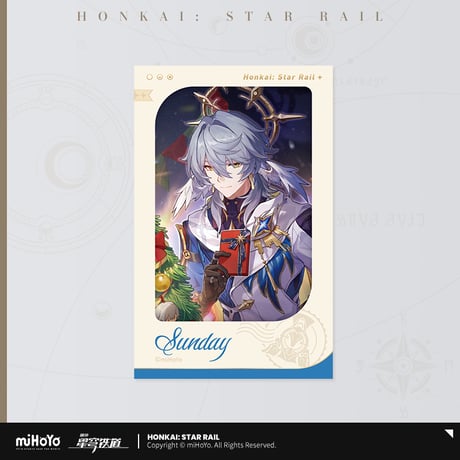 崩壊：スターレイル　miHoYo　星海を祝うシリーズ　フィルム風カード（予約販売）