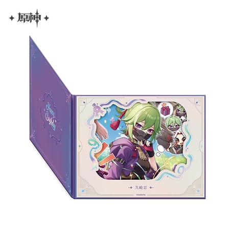 原神　miHoYo　命定之日シリーズ　フリップアップウィンドウ付き色紙　2025　Ver.3（予約販売）2026年4月末中国発売
