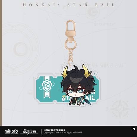 崩壊：スターレイル　miHoYo　パムの展示館シリーズ　アクリルチャーム　Ver.4（予約販売）