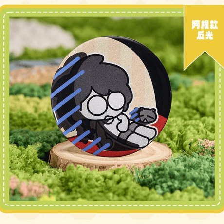 羅小黒戦記　FUN4YEAHコラボ　「なんじゃこりゃ」小黒シリーズ　ブリキ缶バッジ　※ブラインド商品（予約販売）