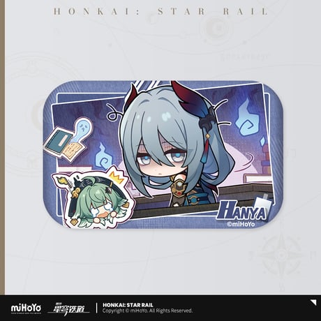崩壊：スターレイル　miHoYo　パムのフォトアルバムシリーズ　スクエア缶バッジ　Ver.2（予約販売）