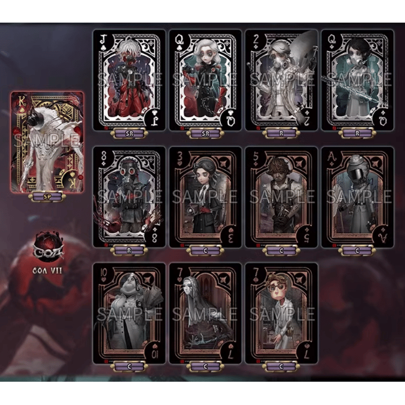 Identity V 第五人格 戦闘黒ジョーカー カードセットEX-COA Identity V 第五人格 戦闘黒ジョーカー カードセットEX-COA