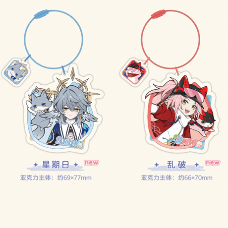 崩壊：スターレイル　miHoYo　小不点猫猫シリーズ　アクリルチャーム　Ver.4（予約販売）
